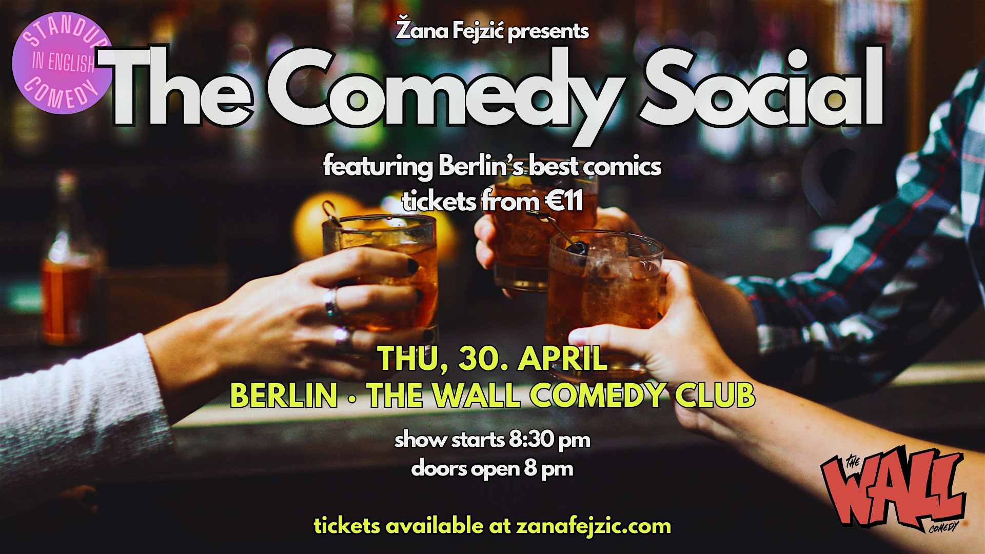The Comedy Social: Thursday Night English Comedy (Berlin Friedrichshain)