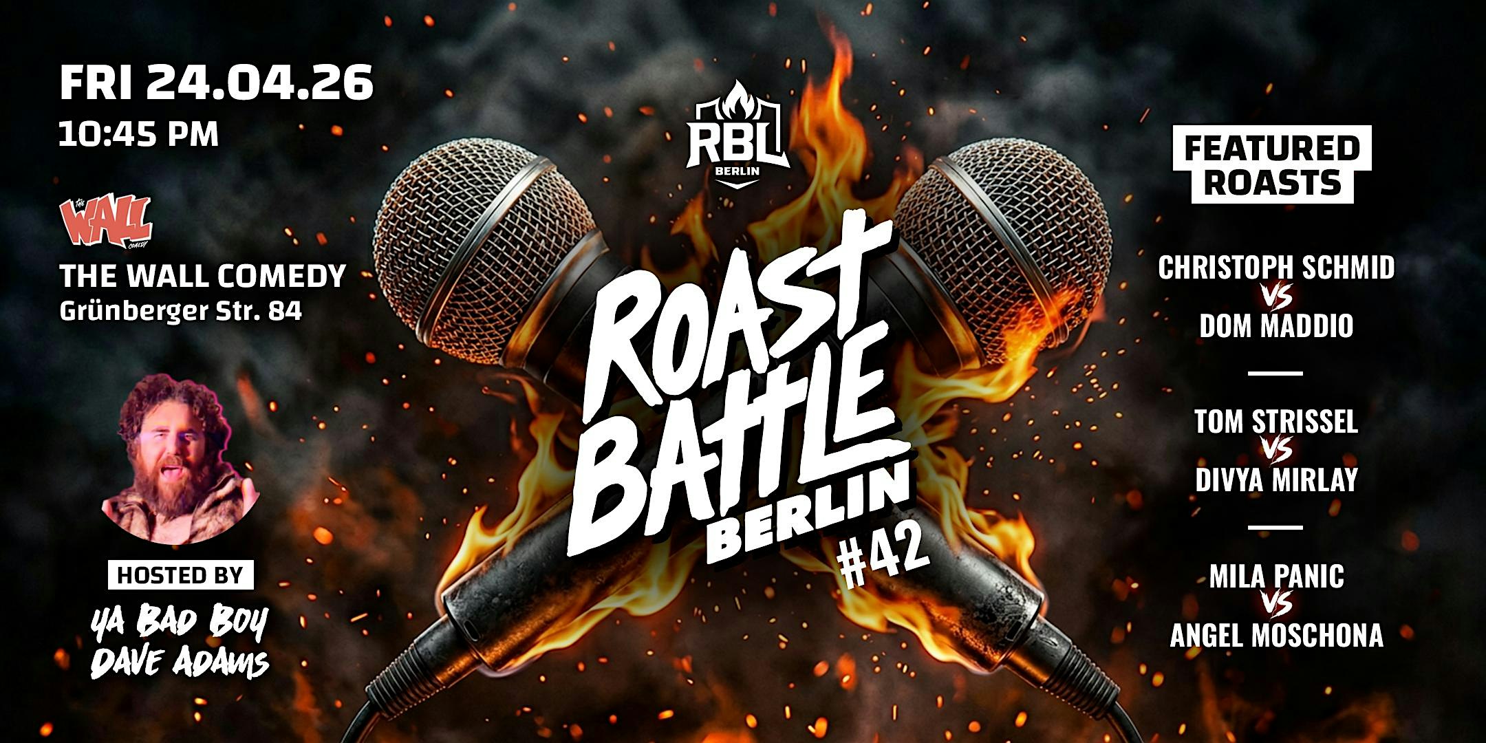 Roast Battle Berlin #42 -  Round 7 - English Comedy