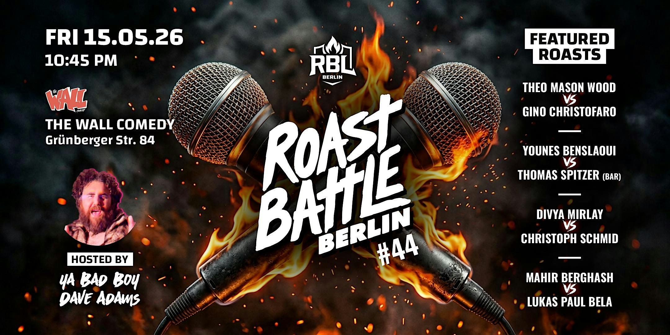 Roast Battle Berlin #44 -  Round 9 - English Comedy