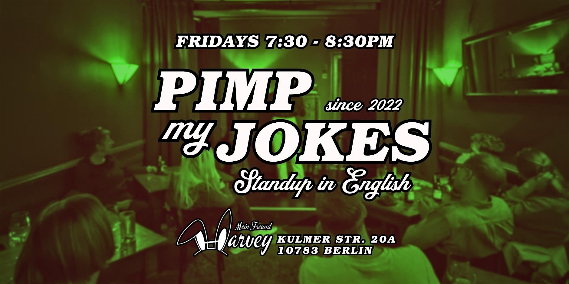 Pimp My Jokes: Interactive Comedy in English Fridays at Mein Freund Harvey